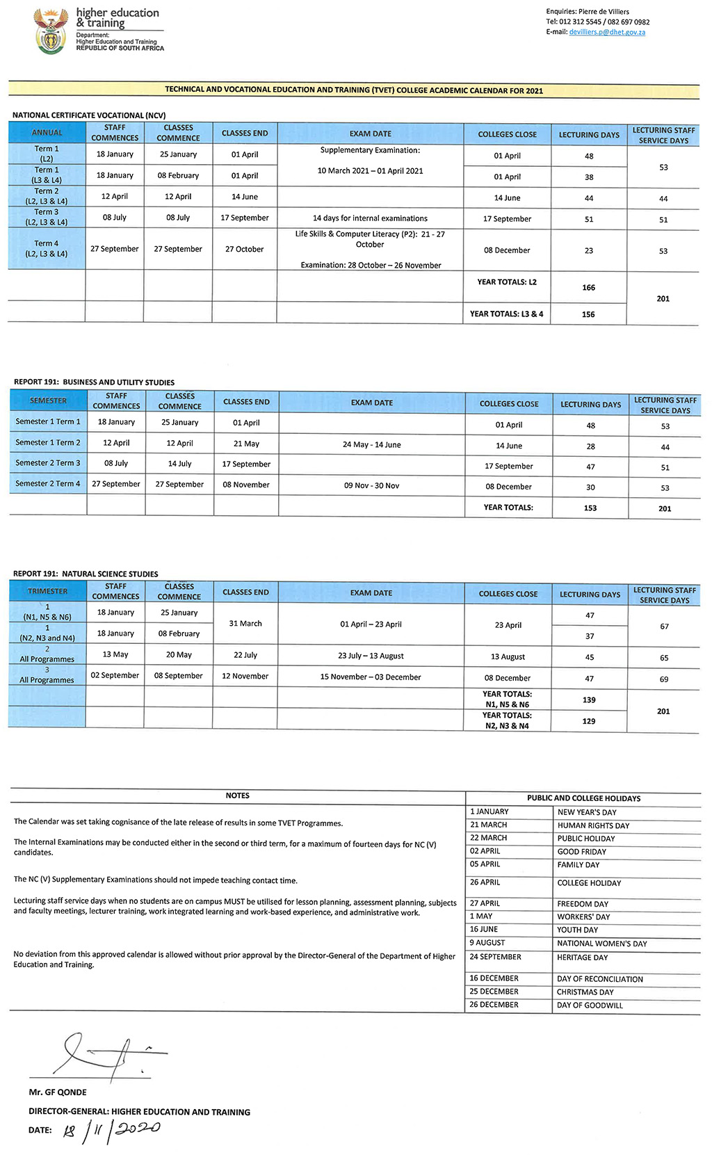 Tvet Colleges Calendar 2024 Colly Diahann